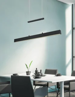 Sisustusvalaisimet^Trio Lighting LED riippuvalaisin Paros mattamusta