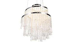 Sisustusvalaisimet^Trio Lighting LED riippuvalaisin Pomp 38 cm kromi/kirkas