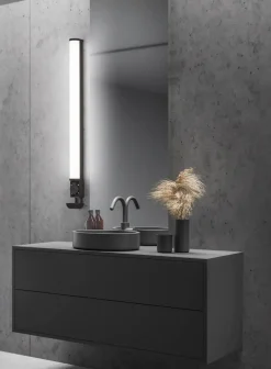 Sisustusvalaisimet^Trio Lighting LED seinävalaisin Piera H2O 80 cm mattamusta