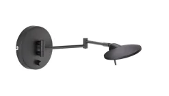 Sisustusvalaisimet^Trio Lighting LED seinävalaisin Kazan mattamusta