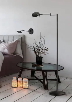 Sisustusvalaisimet^Trio Lighting LED seinävalaisin Kazan mattamusta