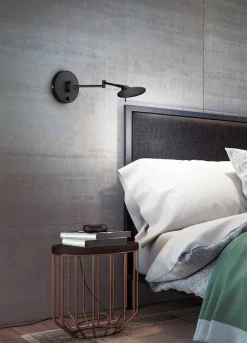 Sisustusvalaisimet^Trio Lighting LED seinävalaisin Kazan mattamusta