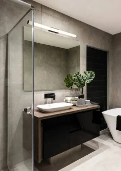 Sisustusvalaisimet^Trio Lighting LED seinävalaisin Mattimo H2O 80 cm mattamusta