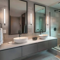 Sisustusvalaisimet^Trio Lighting LED seinävalaisin Piera H2O 80 cm kromi