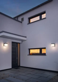 Ulkovalaisimet^Trio Lighting LED seinävalaisin Yangtze antrasiitti