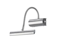 Sisustusvalaisimet^Trio Lighting LED tauluvalaisin Curtis harjattu teräs