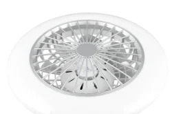 Sisustusvalaisimet^Trio Lighting LED tuuletinkattovalaisin Stralsund harmaa sta