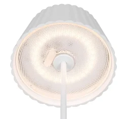 Sisustusvalaisimet^Trio Lighting LED ulkolattiavalaisin Suarez mattavalkoinen l