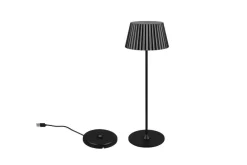 Sisustusvalaisimet^Trio Lighting LED ulkopöytävalaisin Suarez mattamusta ladatt