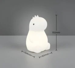 Lastentarvikkeet|Lastenhuone^Trio Lighting LED-pöytävalaisin Rexy RGBW valkoinen