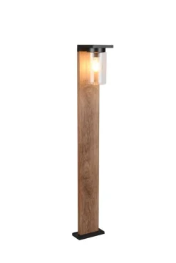 Ulkovalaisimet^Trio Lighting pylväsvalaisin Ardila 100 cm E27 puu/m.musta h