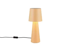 Sisustusvalaisimet^Trio Lighting pöytävalaisin Nubian E27 kellertävänruskea