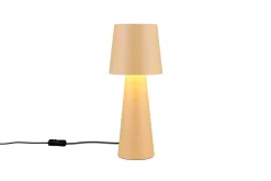 Sisustusvalaisimet^Trio Lighting pöytävalaisin Nubian E27 kellertävänruskea