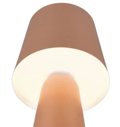 Sisustusvalaisimet^Trio Lighting pöytävalaisin Nubian E27 kahvinruskea