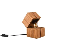 Sisustusvalaisimet^Trio Lighting pöytävalaisin Treasure E14 (sis.) puu