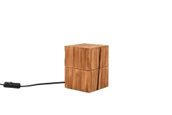 Sisustusvalaisimet^Trio Lighting pöytävalaisin Treasure E14 (sis.) puu