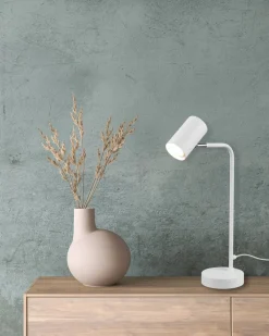 Sisustusvalaisimet^Trio Lighting pöytävalaisin Marley GU10 mattavalkoinen