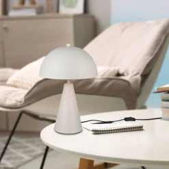 Sisustusvalaisimet^Trio Lighting pöytävalaisin Alfie E27 lämmin harmaa