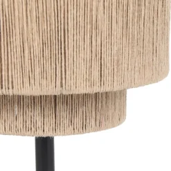 Sisustusvalaisimet^Trio Lighting pöytävalaisin Smilla E27 sisal