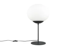 Sisustusvalaisimet^Trio Lighting pöytävalaisin Fomento E27 mattamusta/valkoinen