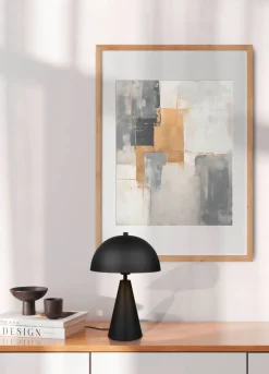 Sisustusvalaisimet^Trio Lighting pöytävalaisin Alfie E27 mattamusta