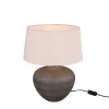 Sisustusvalaisimet^Trio Lighting pöytävalaisin Lou 46 cm E27 ruskea