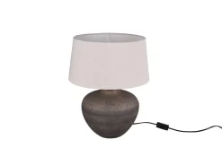 Sisustusvalaisimet^Trio Lighting pöytävalaisin Lou 46 cm E27 ruskea