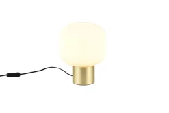 Sisustusvalaisimet^Trio Lighting pöytävalaisin Diva E27 mattamessinki/valkoinen