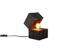 Sisustusvalaisimet^Trio Lighting pöytävalaisin Treasure E14 (sis.) musta