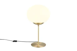 Sisustusvalaisimet^Trio Lighting pöytävalaisin Fomento E27 mattamessinki/valkoi