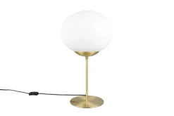 Sisustusvalaisimet^Trio Lighting pöytävalaisin Fomento E27 mattamessinki/valkoi