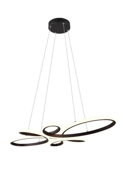 Sisustusvalaisimet^Trio Lighting riippuvalaisin Fly LED mattamusta