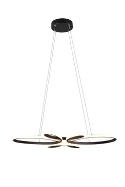 Sisustusvalaisimet^Trio Lighting riippuvalaisin Fly LED mattamusta