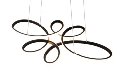 Sisustusvalaisimet^Trio Lighting riippuvalaisin Fly LED mattamusta