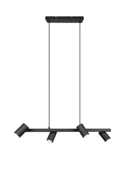 Sisustusvalaisimet^Trio Lighting riippuvalaisin Marley 4-os 80 cm GU10 mattamus