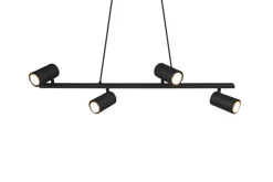 Sisustusvalaisimet^Trio Lighting riippuvalaisin Marley 4-os 80 cm GU10 mattamus