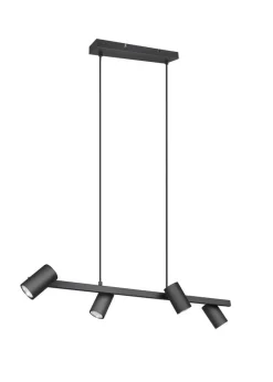 Sisustusvalaisimet^Trio Lighting riippuvalaisin Marley 4-os 80 cm GU10 mattamus