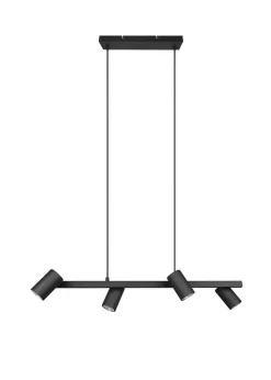 Sisustusvalaisimet^Trio Lighting riippuvalaisin Marley 4-os 80 cm GU10 mattamus