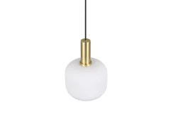 Sisustusvalaisimet^Trio Lighting riippuvalaisin Diva E27 mattamessinki/valkoine