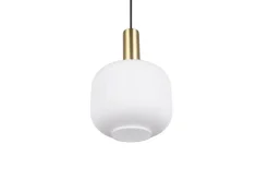 Sisustusvalaisimet^Trio Lighting riippuvalaisin Diva E27 mattamessinki/valkoine