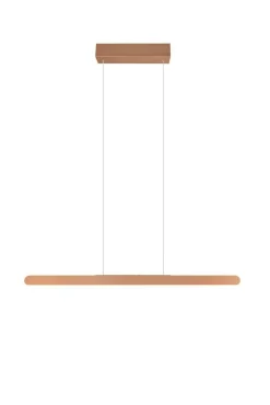 Sisustusvalaisimet^Trio Lighting riippuvalaisin Helios LED 100 cm kahvinruskea