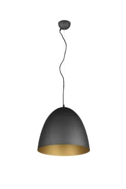 Sisustusvalaisimet^Trio Lighting riippuvalaisin Tilda 40 cm E27 mattamusta/kult