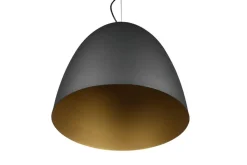 Sisustusvalaisimet^Trio Lighting riippuvalaisin Tilda 40 cm E27 mattamusta/kult