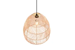 Sisustusvalaisimet^Trio Lighting riippuvalaisin Rike E27 rottinki