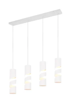 Sisustusvalaisimet^Trio Lighting riippuvalaisin Stream 4-os GU10 mattavalkoinen