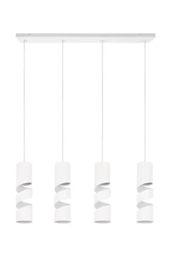 Sisustusvalaisimet^Trio Lighting riippuvalaisin Stream 4-os GU10 mattavalkoinen