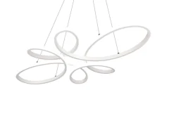 Sisustusvalaisimet^Trio Lighting riippuvalaisin Fly LED mattavalkoinen 4000K