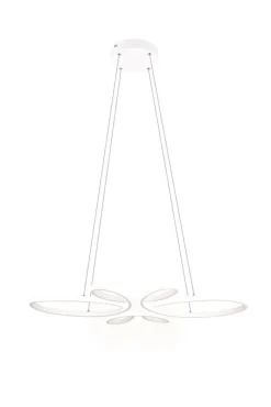 Sisustusvalaisimet^Trio Lighting riippuvalaisin Fly LED mattavalkoinen 4000K