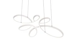 Sisustusvalaisimet^Trio Lighting riippuvalaisin Fly LED mattavalkoinen 4000K