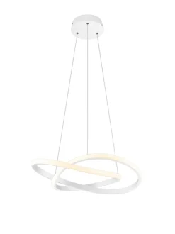 Sisustusvalaisimet^Trio Lighting riippuvalaisin Course mattavalkoinen 4000K